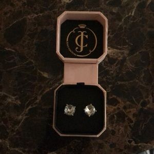 NWT Juicy Couture large diamond studs